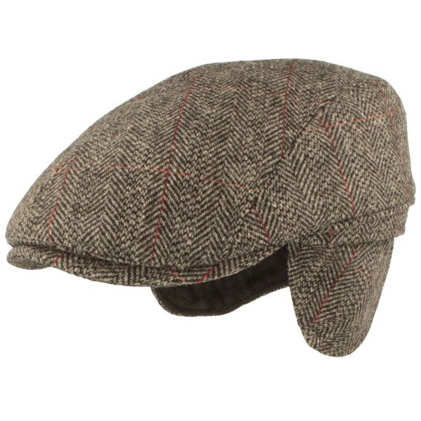 Breiter Baseball Cap Schiebermütze aus Wolle günstig online kaufen