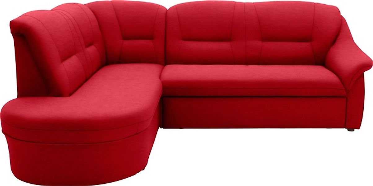 DOMO collection Ecksofa »Faenza für kleine Räume, Stellmaße 232,176cm, komf günstig online kaufen