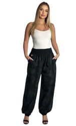 Mississhop Haremshose Baumwollhose Damenhose Aladinhose Blumenprint günstig online kaufen