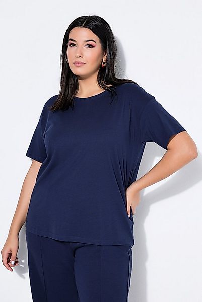 Studio Untold T-Shirt Basic-Shirt Relaxed Shape überschnittene Schultern günstig online kaufen