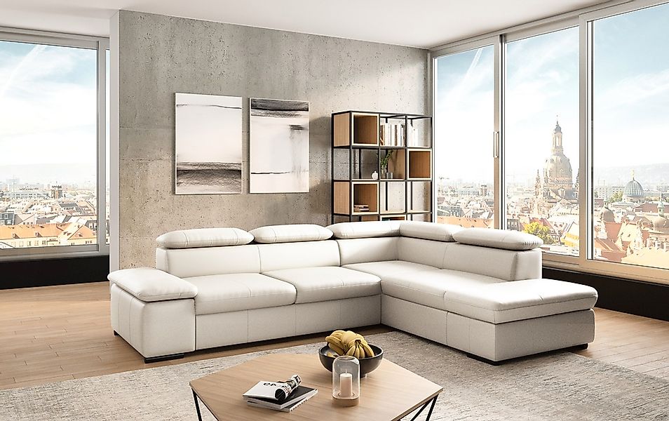 sit&more Ecksofa "Alcudia L-Form", mit Armteilverstellung, optional Kopftei günstig online kaufen