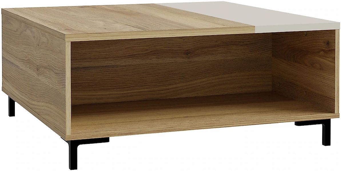 FORTE Couchtisch "Galactique", Couchtisch, 2 farbiges Dekor 2 Ablagefächer, günstig online kaufen