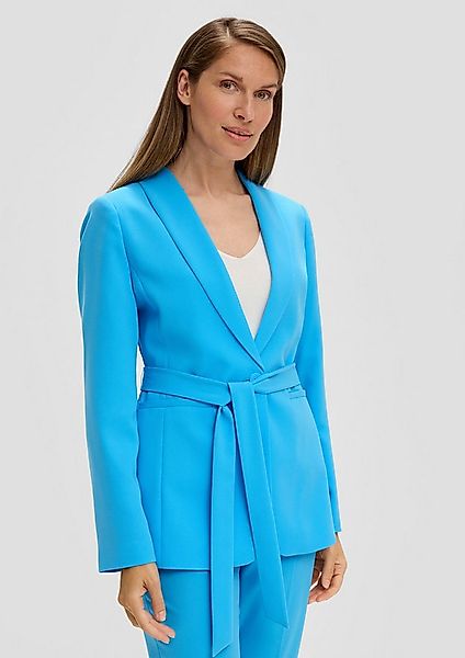 s.Oliver Jackenblazer Indoor-Blazer Blazer mit Bindegürtel günstig online kaufen