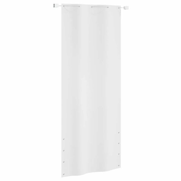 Vidaxl Balkon-sichtschutz Weiß 100x240 Cm Oxford-gewebe günstig online kaufen