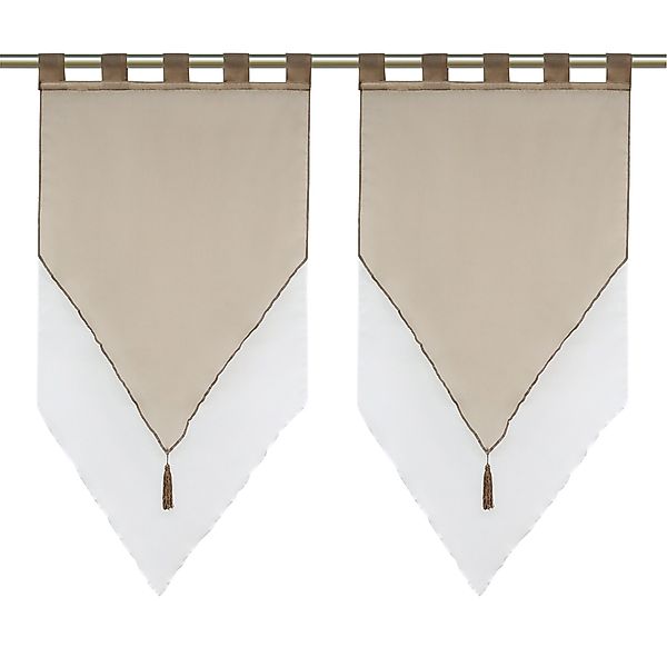 Delien Scheibengardine Lydia (2 St), Schlaufen, günstig online kaufen