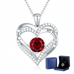 YMQHBS Herzkette 925 Sterling Silber Herz-Halskette günstig online kaufen