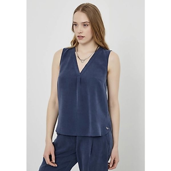 Just Like You  Blusen Ärmellose Bluse mit V-Ausschnitt günstig online kaufen