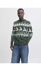 Jack & Jones Longpullover JJXMAS FROSTY günstig online kaufen