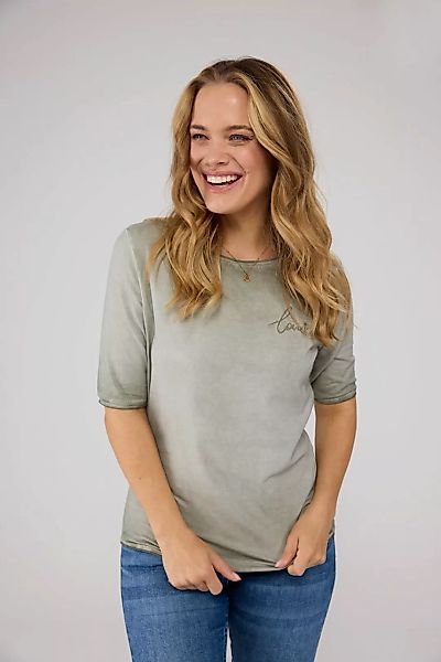 Lieblingsstück Rundhalsshirt "CandiceEP", mit Statement-Stickerei und im Ba günstig online kaufen