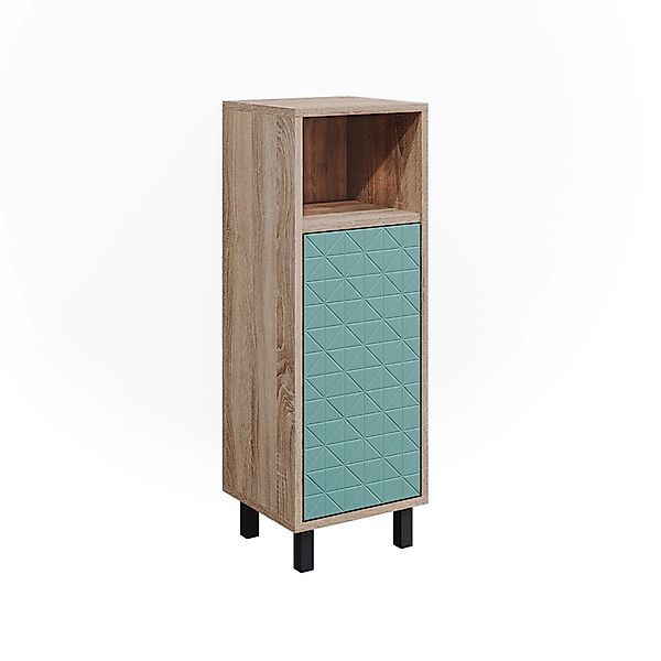 Vicco Midischrank Agasta Mintgrün/Sonoma 30 x 87 cm günstig online kaufen