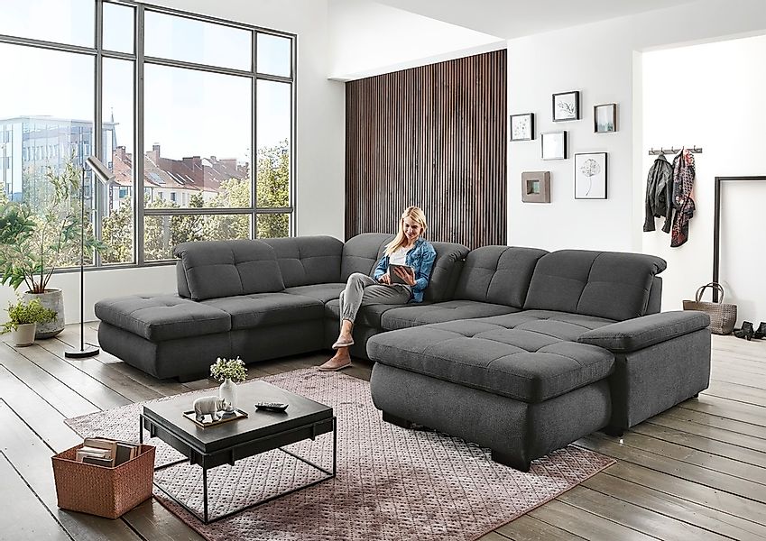 Die PlanBar Ecksofa "MP-IN16012 L-Form, mit Kaltschaum-Polsterung", inkl. S günstig online kaufen