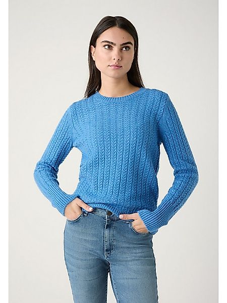 MORE&MORE Strickpullover weicher Zopfpullover günstig online kaufen