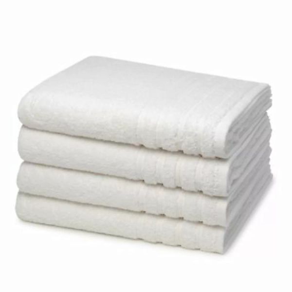wewofashion® 4 X Handtuch - im Set AIDA Handtücher weiß günstig online kaufen