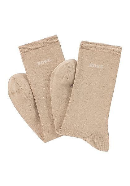 BOSS Businesssocken "2P RS Uni Logo CC W" Packung, 2er Pack, 2 Stk. tlg. mi günstig online kaufen