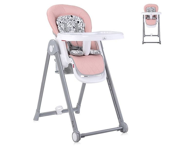 Lorelli Kombihochstuhl Kinderhochstuhl PARTY, Rollen Höhe Lehne Fußstütze T günstig online kaufen