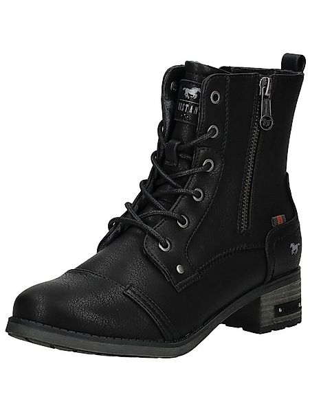 Mustang Shoes Mustang Shoes Stiefelette Lederimitat Schnürstiefelette günstig online kaufen