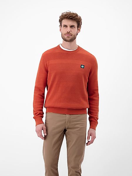 LERROS Strickpullover mit Logo Stickerei günstig online kaufen