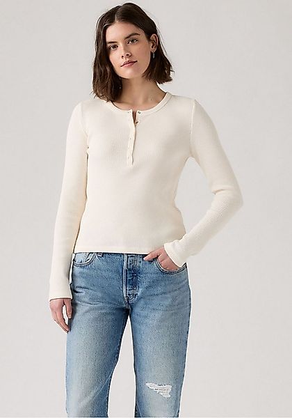 Levi's® Langarmshirt DRY GOODS HENLEY Mit Waffelstruktur- Muster günstig online kaufen