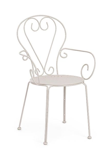 Bizzotto Gartenstuhl Etienne 4er-Set aus Metall, günstig online kaufen