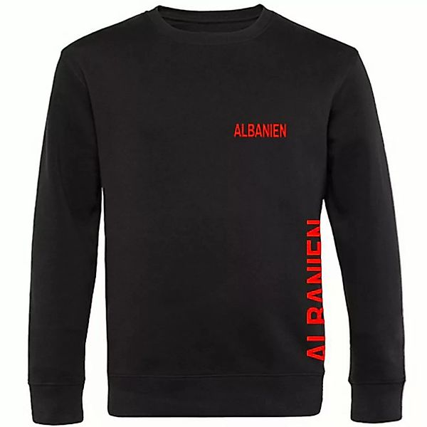 multifanshop Sweatshirt Albanien - Brust & Seite - Pullover günstig online kaufen