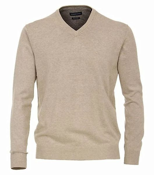 CASAMODA Sweatshirt Pullover V-Neck NOS, 657 beige günstig online kaufen