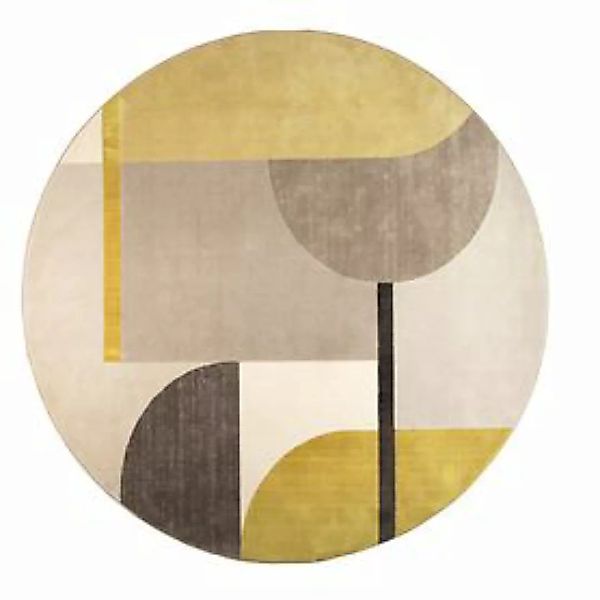 Teppich 'Design' grau/gelb D 240 günstig online kaufen