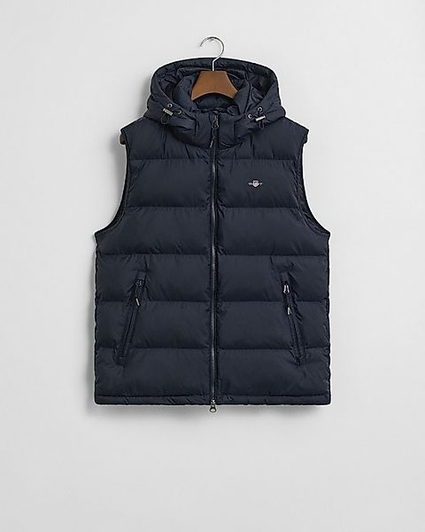 Gant Steppweste ACTIVE CLOUD mit abnehmbarer Kapuze regular fit, 2-Wege-Rei günstig online kaufen