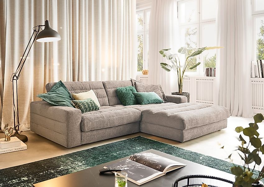 3C Candy Ecksofa "Stripes Mega-Sofa, bequem und komfortabel, L-Form", Lose günstig online kaufen