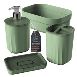 Engelland Badaccessoire-Set Badezimmer-Set, 4-teilig, bestehend aus günstig online kaufen