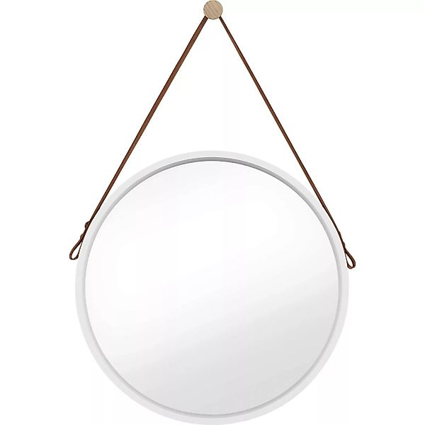baliv Wandspiegel SP-50.10 rund  Ø 50 cm Weiß günstig online kaufen