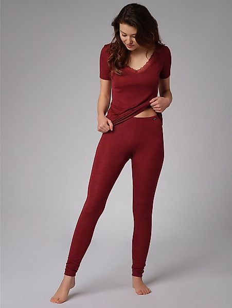 COMAZO Leggings aus Merinowolle und Seide günstig online kaufen
