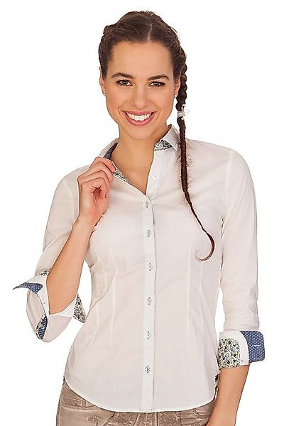 Spieth & Wensky Trachtenbluse Trachtenbluse - GEISLING - blau günstig online kaufen