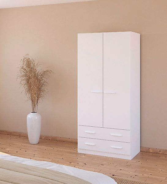 rauch Drehtürenschrank "Prandon B", mit 2 Schubladen und Metallgriffen quer günstig online kaufen