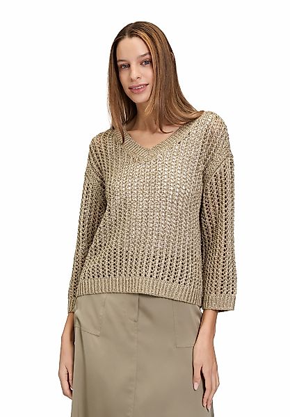 Betty Barclay Strickpullover "Betty Barclay Lochstrick-Pullover mit Paillet günstig online kaufen