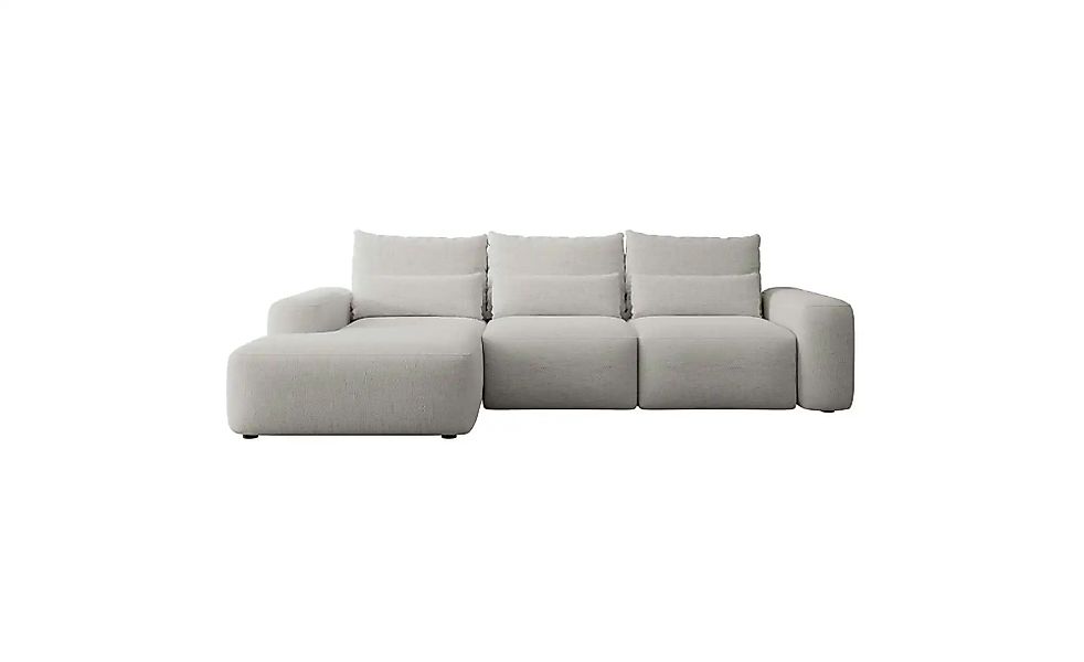 Ecksofa mit Schlaffunktion Carnos ¦ grau ¦ Maße (cm): B: 264 H: 82 Polsterm günstig online kaufen