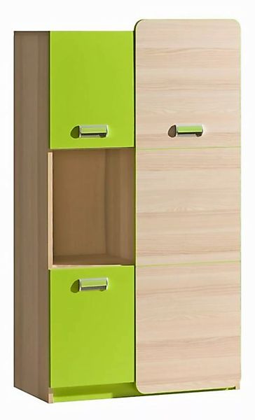 Feldmann-Wohnen Stauraumschrank Loreto (1-St) 80cm 3-türig Esche Coimbra / günstig online kaufen