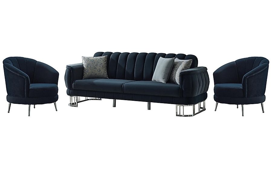 Villa Möbel Polstergarnitur Apollon, (Set, 3-tlg), günstig online kaufen