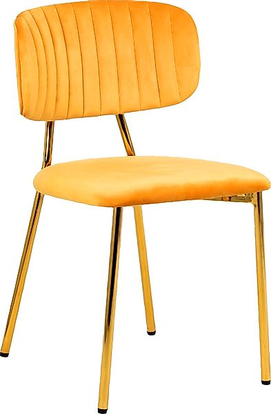 Kayoom Esszimmerstuhl »Stuhl Kian 125 2er-Set,filigranes Metallgestell,pfle günstig online kaufen