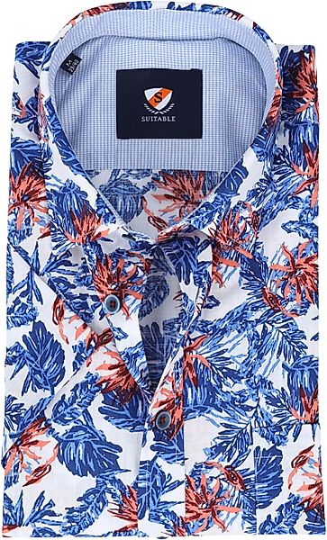 Suitable Kurzärmelige Hemd Blätter Multicolour - Größe L günstig online kaufen