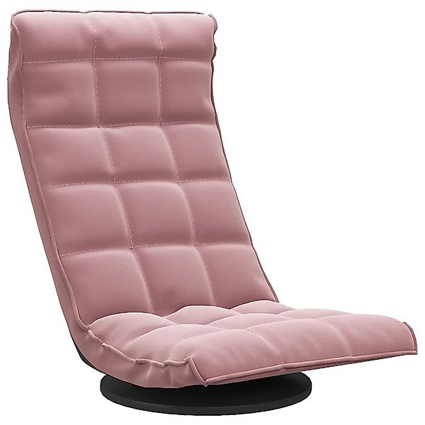 vidaXL Bodenkissen Bodenstuhl Drehbar Rosa Samt günstig online kaufen