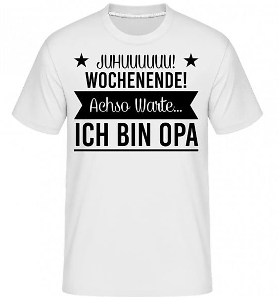 Juhuuu Wochenende! · Shirtinator Männer T-Shirt günstig online kaufen