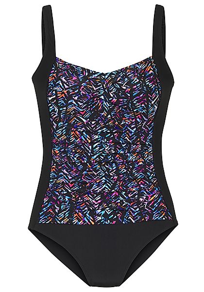 Vivance Badeanzug Loki mit bedrucktem Einsatz und Shaping-Effekt günstig online kaufen