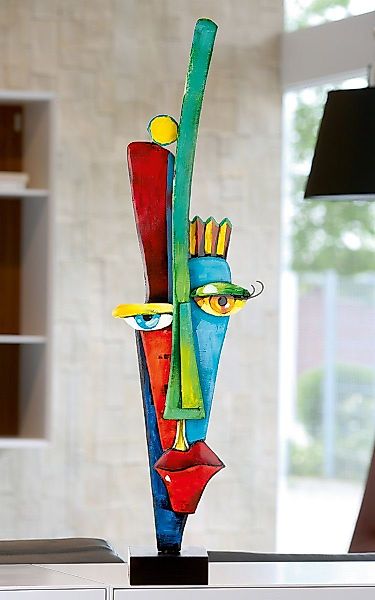 GILDE Dekoobjekt Abstrakte Schönheit Handgefertigte Metallskulptur günstig online kaufen