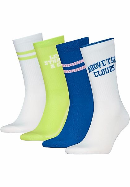 Levis Socken 4 Stk. tlg. mit farblich abgesetzten Streifen, Geschenkbox günstig online kaufen