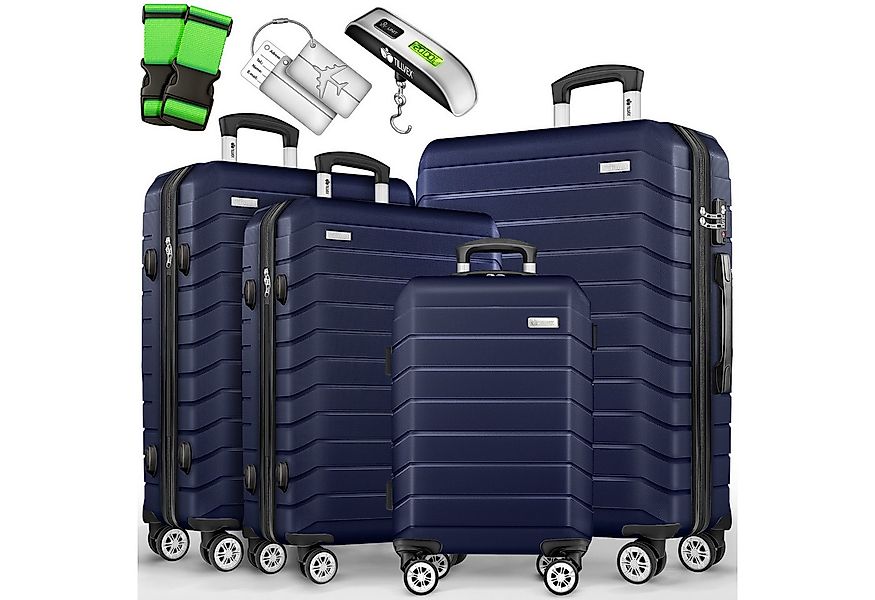 tillvex Trolleyset Reisekoffer Set Koffer Hartschale Trolley Kofferset Tasc günstig online kaufen