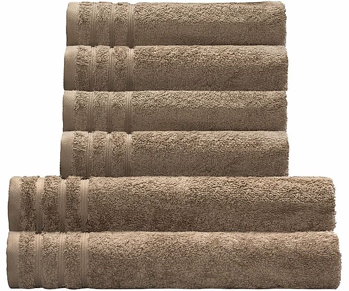 Kleine Wolke Handtuch Set "Royal, 6 Stück (4 Handtücher 50/100 cm + 2 Dusch günstig online kaufen