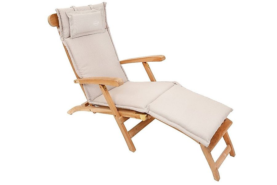 riess-ambiente Liegenauflage ROG 45x186cm beige – Sitzkissen, Polster-Aufla günstig online kaufen