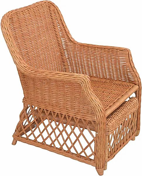 Home affaire Rattanstuhl, Handarbeit, Maße (B/T/H): (67/75/91) günstig online kaufen