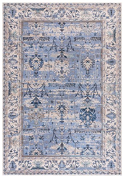Mazovia Designteppich Boho Rahmen, Pflanzlich Wohnzimmer, günstig online kaufen