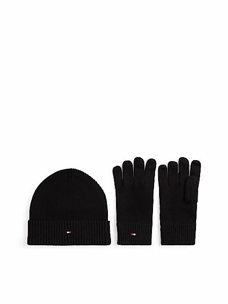 Tommy Hilfiger Beanie "TH FLAG BEANIE & GLOVE" Set aus Handschuhe und Mütze günstig online kaufen